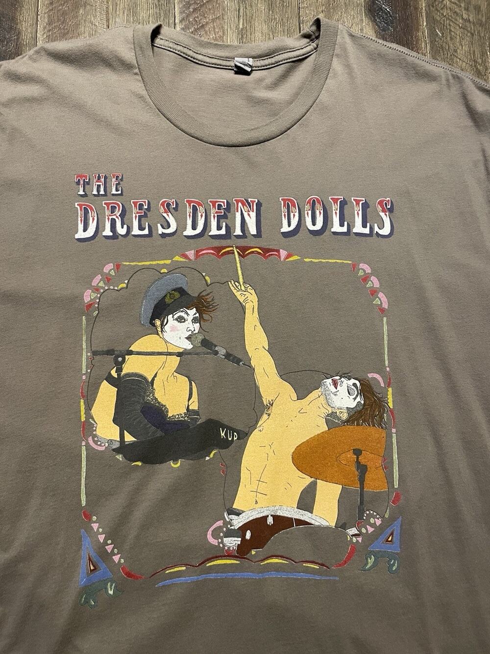 The Dresden Dolls Tour 2016 Concert T-Shirt (2XL) Boston MA / Coney Island NY